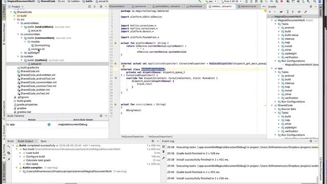 Kotlin/Native multiplatform example смотреть онлайн