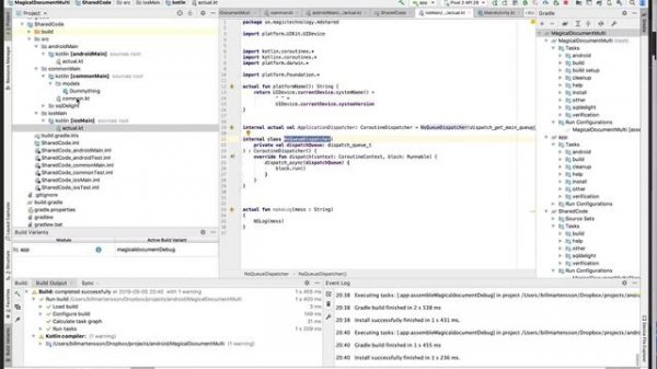 Kotlin/Native multiplatform example