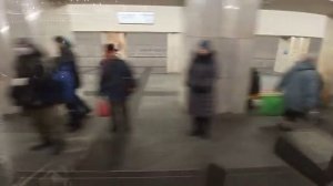 Таганско-Краснопресненская линия. Поездка на новогоднем Ёжике от Котельников до Планерной. (2).