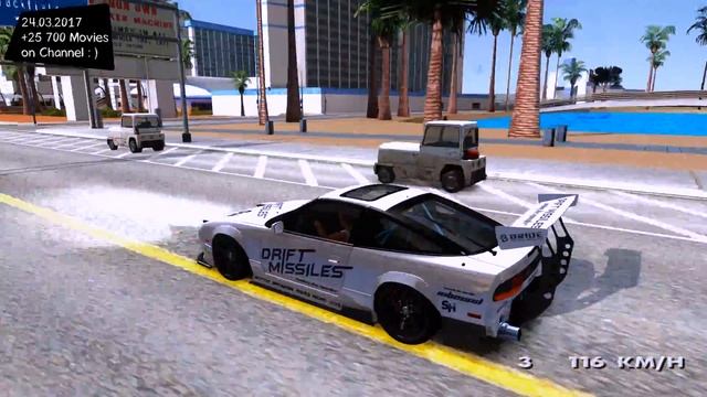 Nissan 240SX SixnineWorks - GTA San Andreas TUNING / ? 4K / 60FPS ? GTX 1080 _REVIEW смотреть онлайн