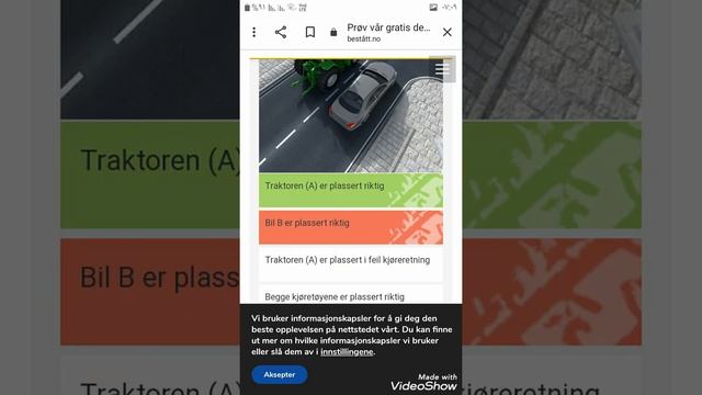 førekort teori prøve motorsykkel klasse A og B moped på vei kjøring eksamen skilt gratis dem video смотреть онлайн