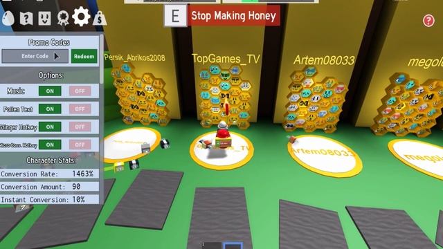 СУПЕР КОДЫ Симулятора Пчеловода РОБЛОКС!!! СТАЛ МЕДВЕДЕМ с ГРАБЛЯМИ Bee Swarm Simulator ROBLOX смотреть онлайн