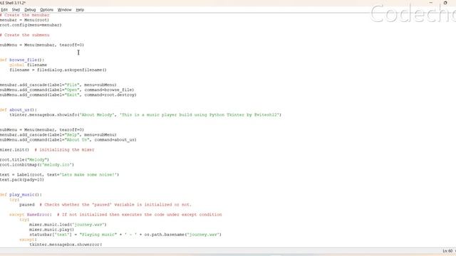Python Music Player Part 13 Pack layout Manager and Frames in Tkinter смотреть онлайн