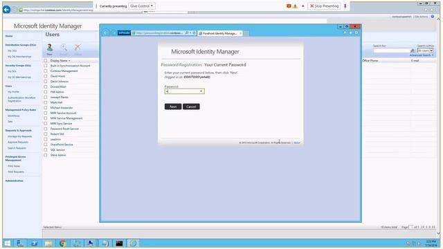 Thwart identity theft with Microsoft Identity Manager (MIM): Chapter 2 - July 20th 2016 смотреть онлайн