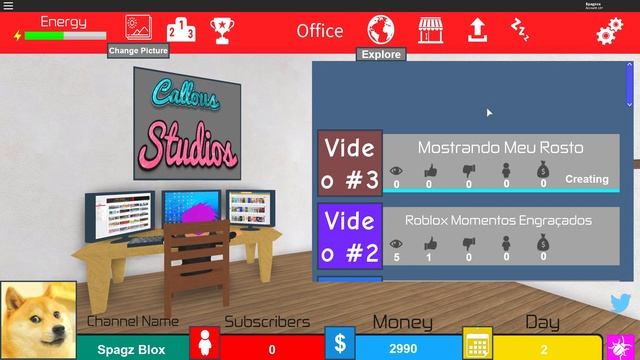 Roblox → SIMULADOR DE YOUTUBER !! - Roblox Tuber Simulator [YouTube Simulator] ? смотреть онлайн