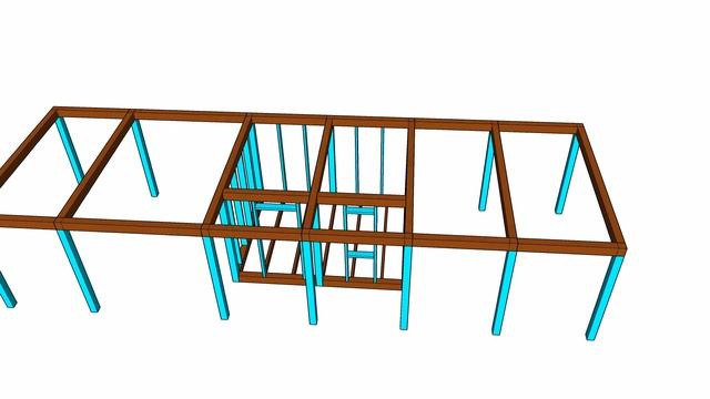 Навес хоз. блок / Конструктив