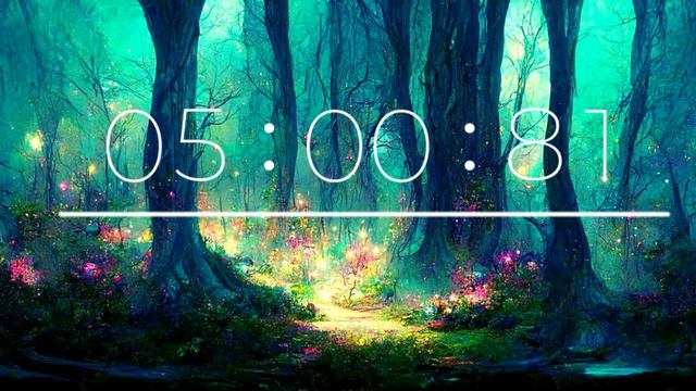 Enchanted forest 10 minute countdown timer with fairy chimes and warning sound at the end смотреть онлайн