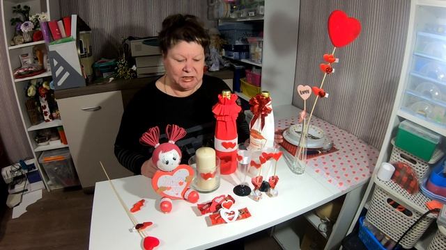 День влюбленных. Подарки своими руками, Идеи. Обзорное видео. смотреть онлайн