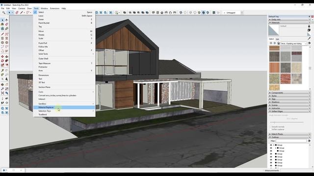 The Fastest Way to REPLACE MATERIALS in SketchUp! смотреть онлайн