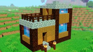 КАК ПОСТРОИТЬ ДОМ В МАЙНКРАФТЕ!