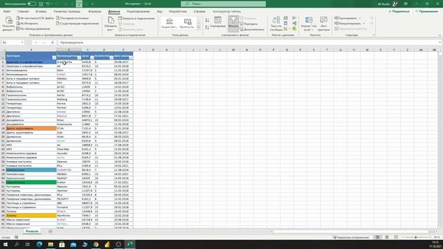 EXCEL: МНОГОУРОВНЕВАЯ СОРТИРОВКА / EXCEL: MULTILEVEL SORTING смотреть онлайн