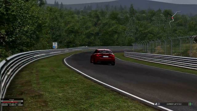 Assetto Corsa - Special Event | Alfa Romeo Giulia Quadrifoglio @ Nordschleife | Hotlap Gold + Setup смотреть онлайн