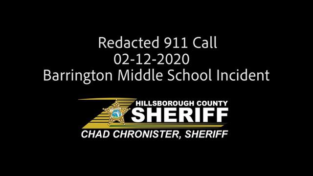 Redacted 911 Call - Barrington Middle School Incident 02-12-2020 смотреть онлайн