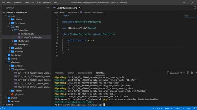 27 Database Eloquent ORM Insert Data смотреть онлайн