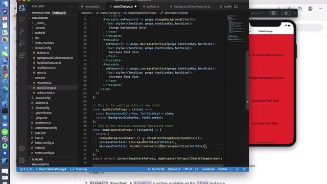 #58 React Native Redux Action Creators | Redux Tutorial | Part 3 смотреть онлайн