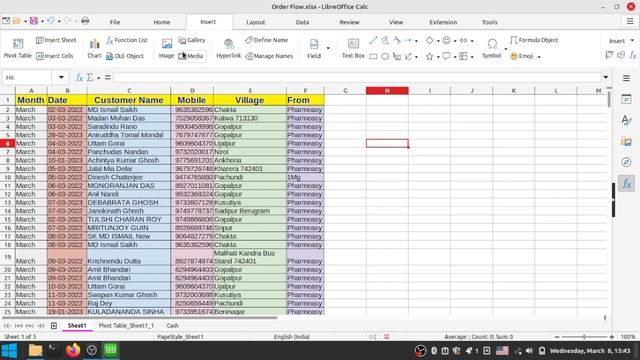 LibreOffice Calc Guide Part-III ? MS Excel | Pivot Table | OLE Object | Chart | Hyperlink смотреть онлайн