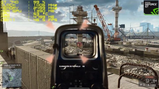 Battlefield 4 on NVIDIA GeForce GT 740 Gameplay смотреть онлайн