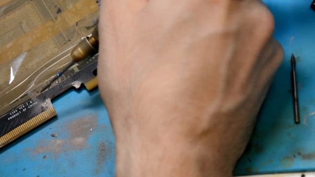 Восстановление поврежденного разъема PCI-e на видеокарте смотреть онлайн