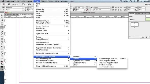 How To Add Auto Page Numbers In Indesign CS6 - Indesign Tutorial смотреть онлайн