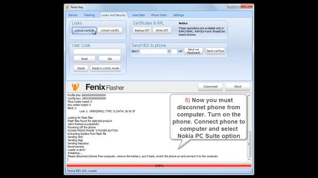 How to UNLOCK via USB NOKIA 3110 Classic using Fenix Key смотреть онлайн