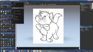 Artcam 2018. Растр в вектор.