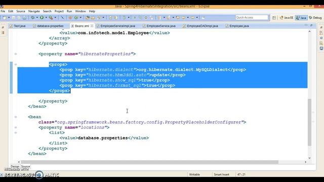 109.Spring 4 and Hibernate 5 Integration Tutorial смотреть онлайн