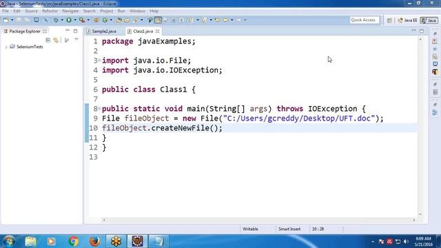 Java Tutorial 15: File Handling in Java смотреть онлайн