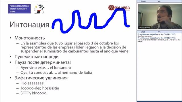 Испанская интонация. Отрывок из вебинара Георгия Нуждина смотреть онлайн
