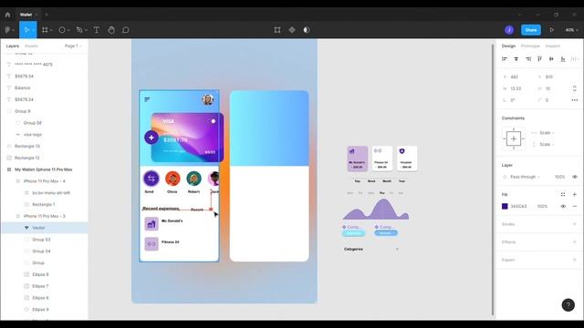 Diseño de Wallet en Figma смотреть онлайн