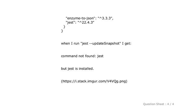 JavaScript : command not found: jest смотреть онлайн