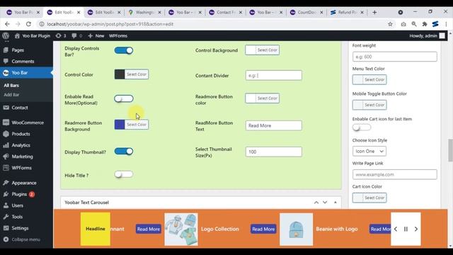 News Ticker Bar for WordPress: YooBar смотреть онлайн