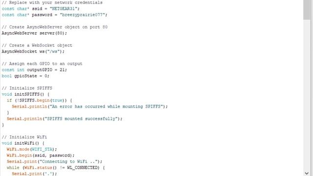 ESP32 with Websockets смотреть онлайн