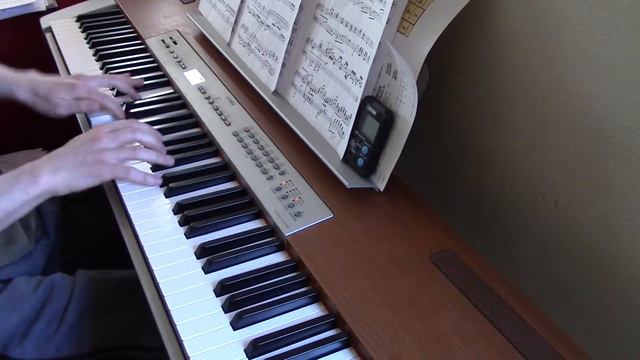 Yamaha P-120 dynamics test no2 - Something There (Kyle Landry arrangement) смотреть онлайн