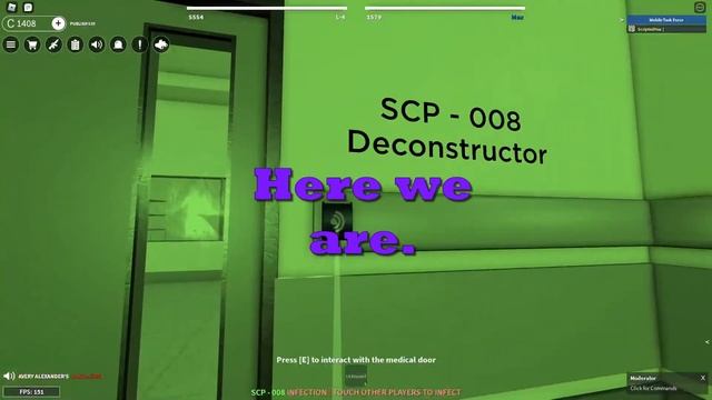 ROBLOX SCP:Roleplay | How To Use The SCP-008 Deconstructor! |
