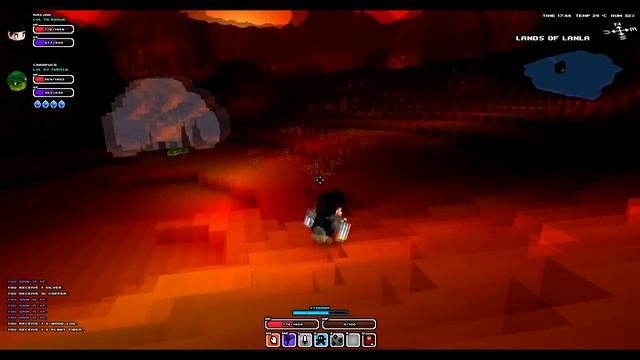 Cube World Boss : Ember Golem fight смотреть онлайн