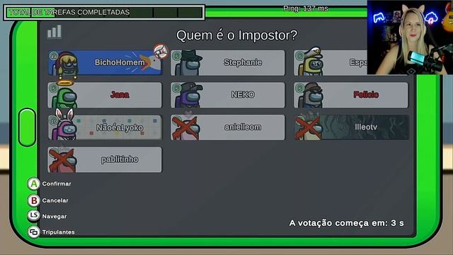 QUEM SERÁ O IMPOSTOR? - AMONG US - JOGANDO COM AMIGOS - AO VIVO смотреть онлайн