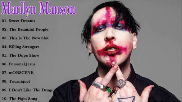 Top 20 Of Marilyn Manson Collection - Marilyn Manson Greatest Hits Full Album 2021