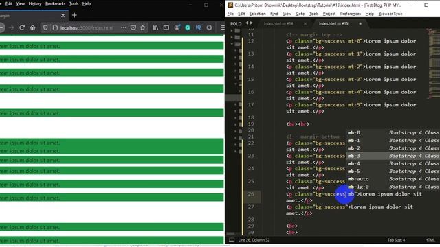 Bootstrap Tutorial [#15] | Margin In Bootstrap смотреть онлайн