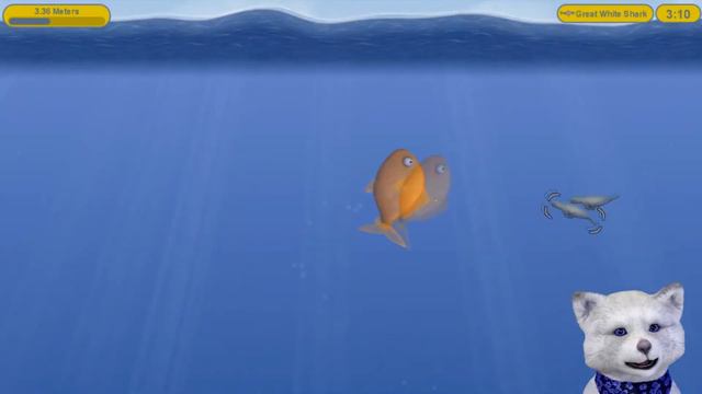 🍤Tasty blue ГОЛОДНАЯ РЫБКА встретила КАЛЬМАРА #6 Мультяшная игра для детей про РЫБКУ ОБЖОРУ смотреть онлайн