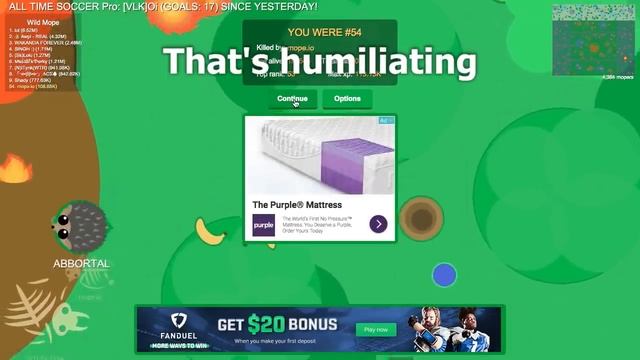 Mope.io NEW RARE GOLDEN EAGLE DROPS ALL HIGH TIER ANIMALS INTO LAVA! | Funny Mope.io Troll