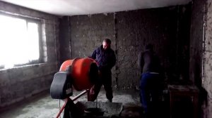 Штукатурка цементно песчаная набрызг своими руками