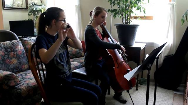 "How Great Thou Art" for Flute & Cello смотреть онлайн