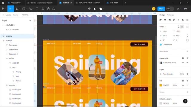 How To Create Spinning Carousel Animation in Figma - Figma Tutorial смотреть онлайн