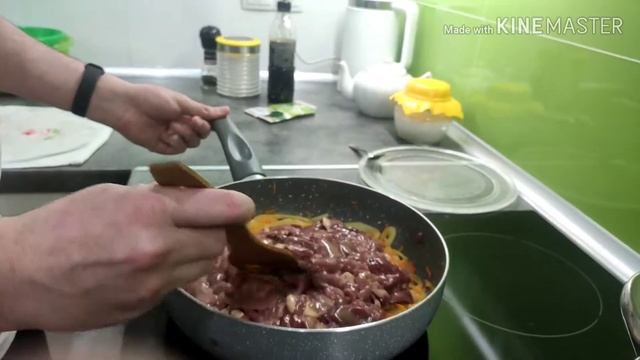 Куриная печень в сметанном соусе.Нежнейшая печень в сметане смотреть онлайн