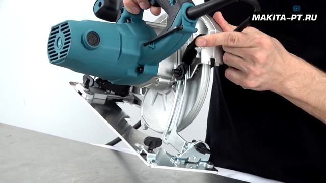 Makita HS6601 Компактная дисковая пила 160/165 мм для пиления заготовок из древесины смотреть онлайн