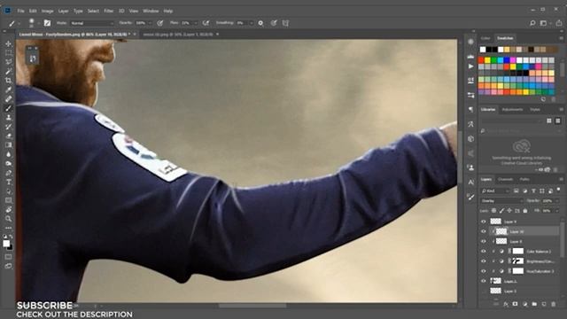 Creating a Stunning Lionel Messi Footballer Edit in Photoshop | YouTube Tutorial смотреть онлайн