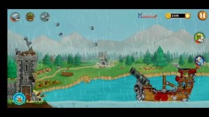 Catapult Defend Castle From Pirates: All Boss Rush (Level 10-100) || Special weapons and abilities