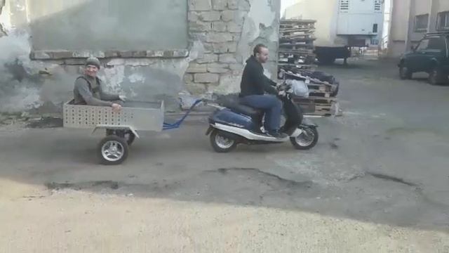 прицеп для скутера смотреть онлайн