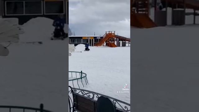 Катание на снегоходе смотреть онлайн