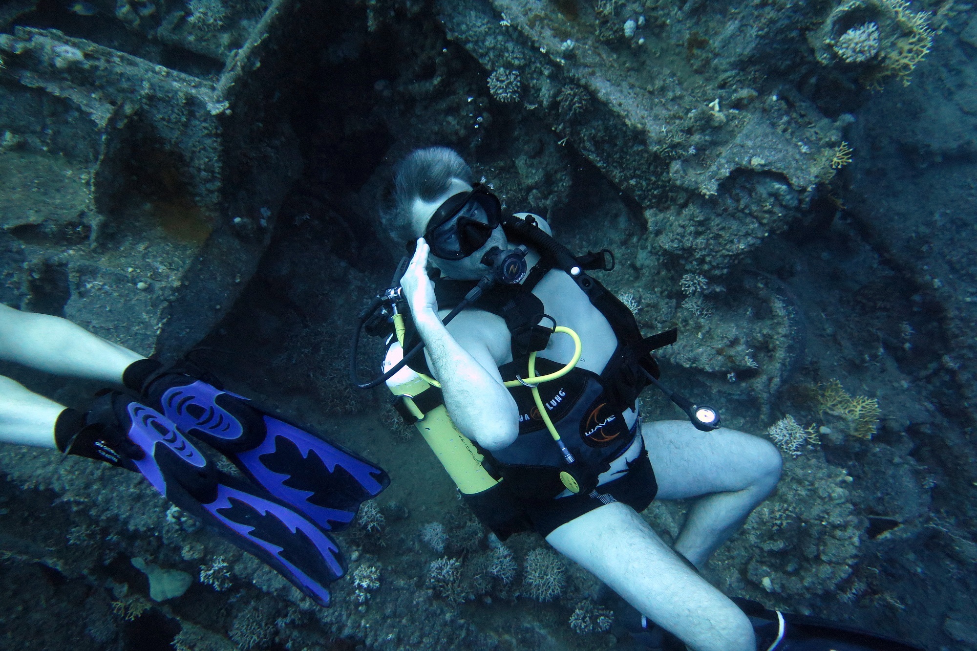 Танки на дне Красного моря у Берегов Синайского полуострова. Египет Шарм Эль Шейх 2019 г.